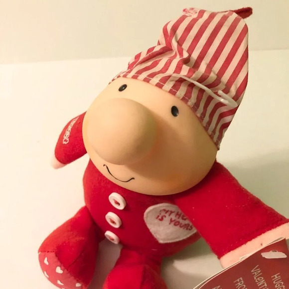 Vintage 1990 American Greetings Ziggy Valentines Day Plush Soft Doll - Picture 13 of 15